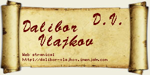 Dalibor Vlajkov vizit kartica
